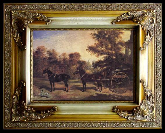 framed  Benjamin Cam Norton Carriage, Ta051